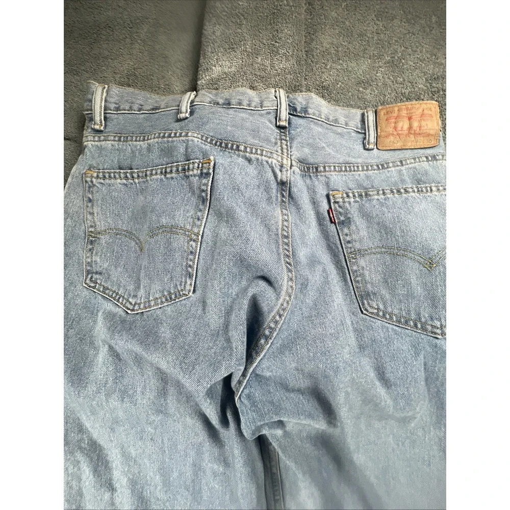 Vintage Levis  42x30 Blue Denim Jeans 550‎ Relaxed Fit Classic Casual Pants